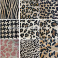 China Factory pu horse hair leather fabric